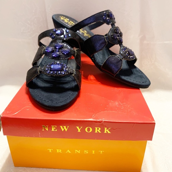 New York Transit Shoes - NEW YORK TRANSIT NAVY ACED THE MOMENT WEDG…